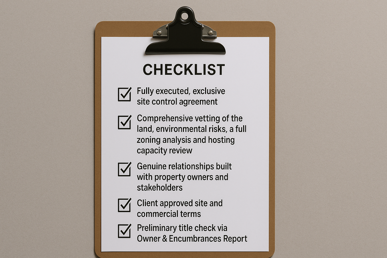 checklist