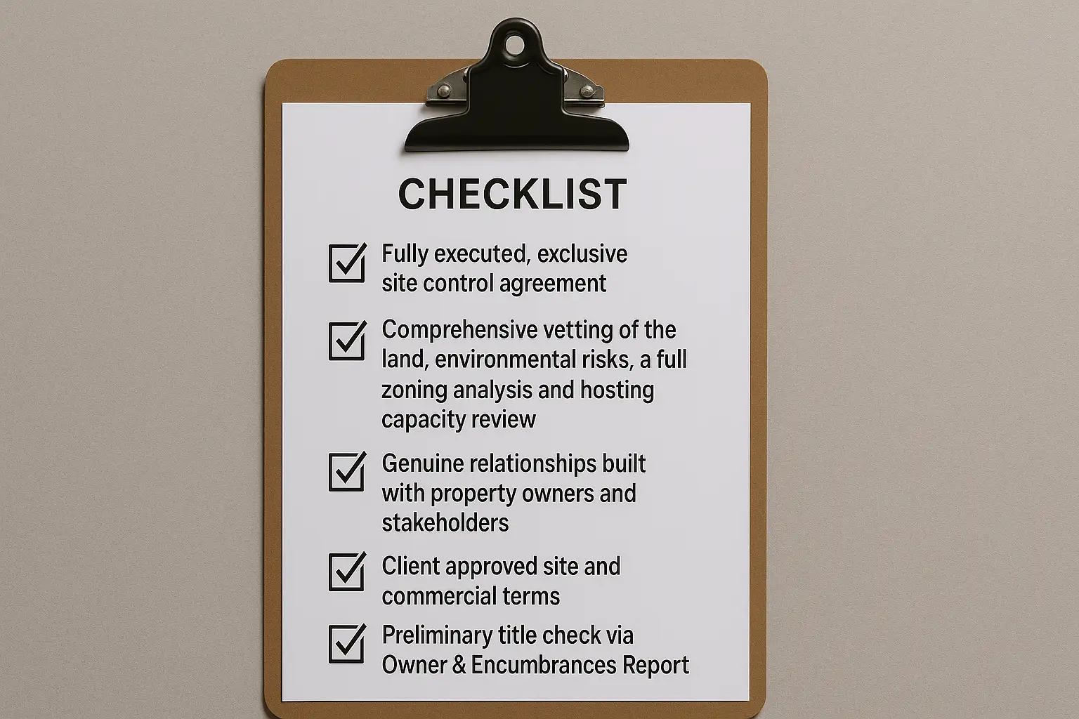 checklist
